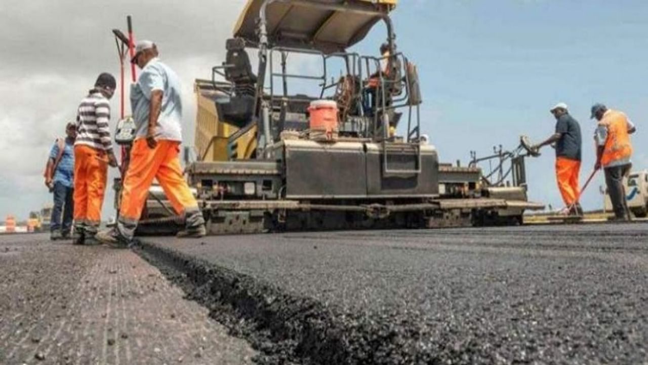 Road Construction, indian road, india made roads on the border, border,