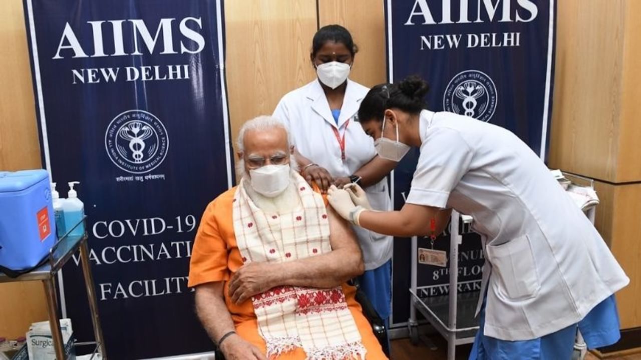 PM Modi, Vaccine Second Dose, PM Modi Gets Second Dose, Modi Gets Vaccine, Modi Takes second Dose of vaccine