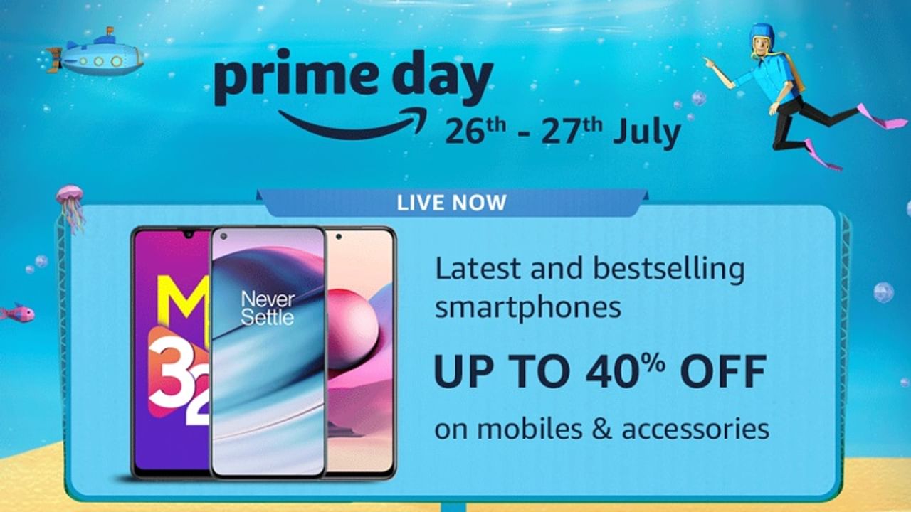 Amazon Prime Day Sale, OnePlus 9, apple, smartphone, deals, redmi, offers,sale