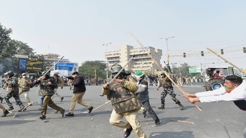 Farmers' rally on Republic Day turns violent