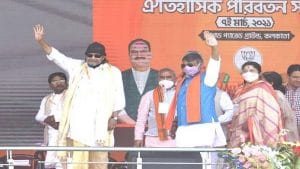 Mithun Chakraborty joins BJP ahead of Prime Minister Narendra Modi's rally in Kolkata