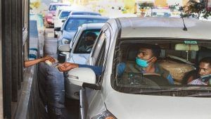 Satellite-based system to collect tolls on highways