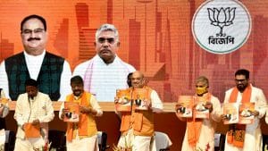 West Bengal assembly polls: Amit Shah unveils BJP's manifesto