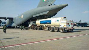 Covid-19: IAF fetches 12 cryogenic oxygens containers from abroad on Thursday