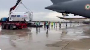 MHA says four cryogenic tanks for transporting oxygen being airlifted from Singapore