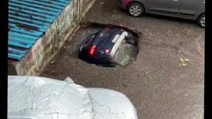 Will insurance cover the car swallowed up by sinkhole in Mumbai?