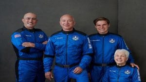 Jeff Bezos travels to space in his own rocket