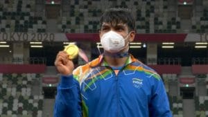 Neeraj Chopra becomes first Indian to win gold in athletics at Olympics