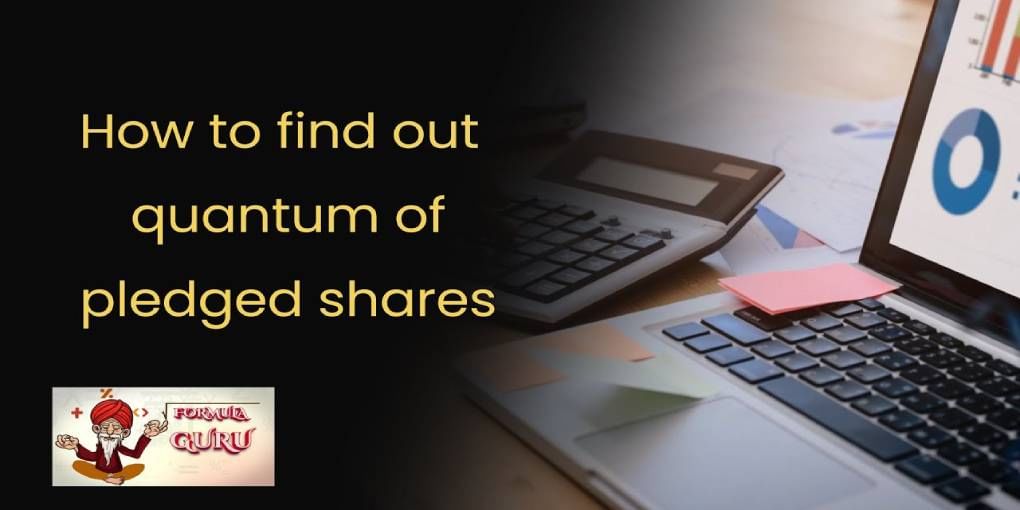 This is how you can find how much shares are  pledged