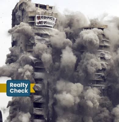 Why Supertech twin towers got demolished?