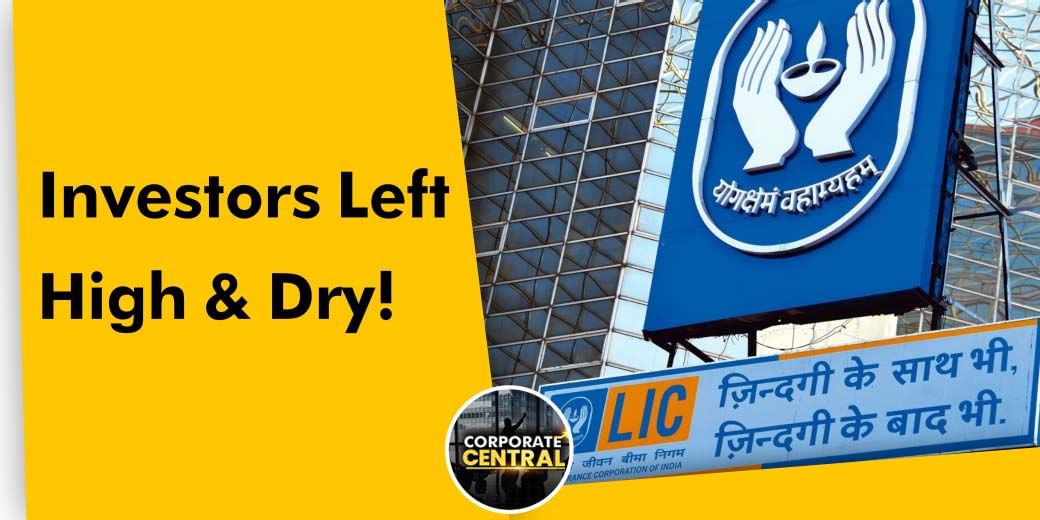 How much did investors benefit from LIC's banging results?