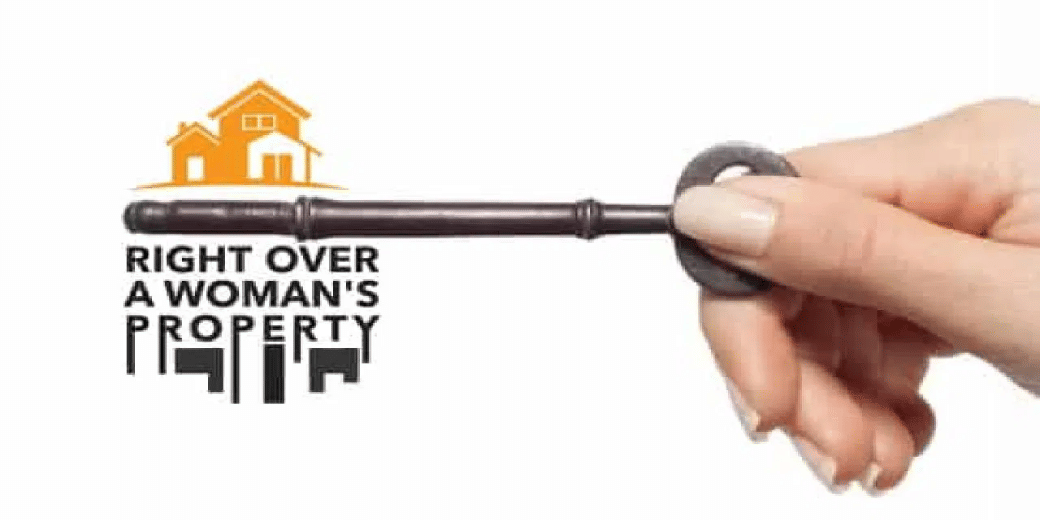 Who has right on woman's Inheritance after her death?