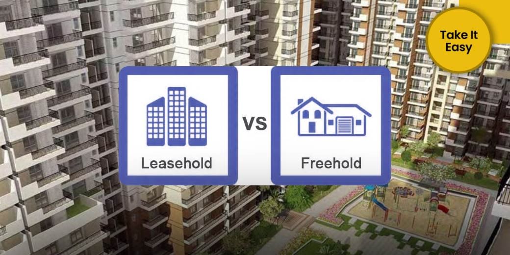 What is difference between freehold and leasehold property?