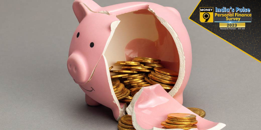 Why did Indians encash savings?