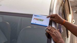 Paste FASTag on windshield or pay double toll